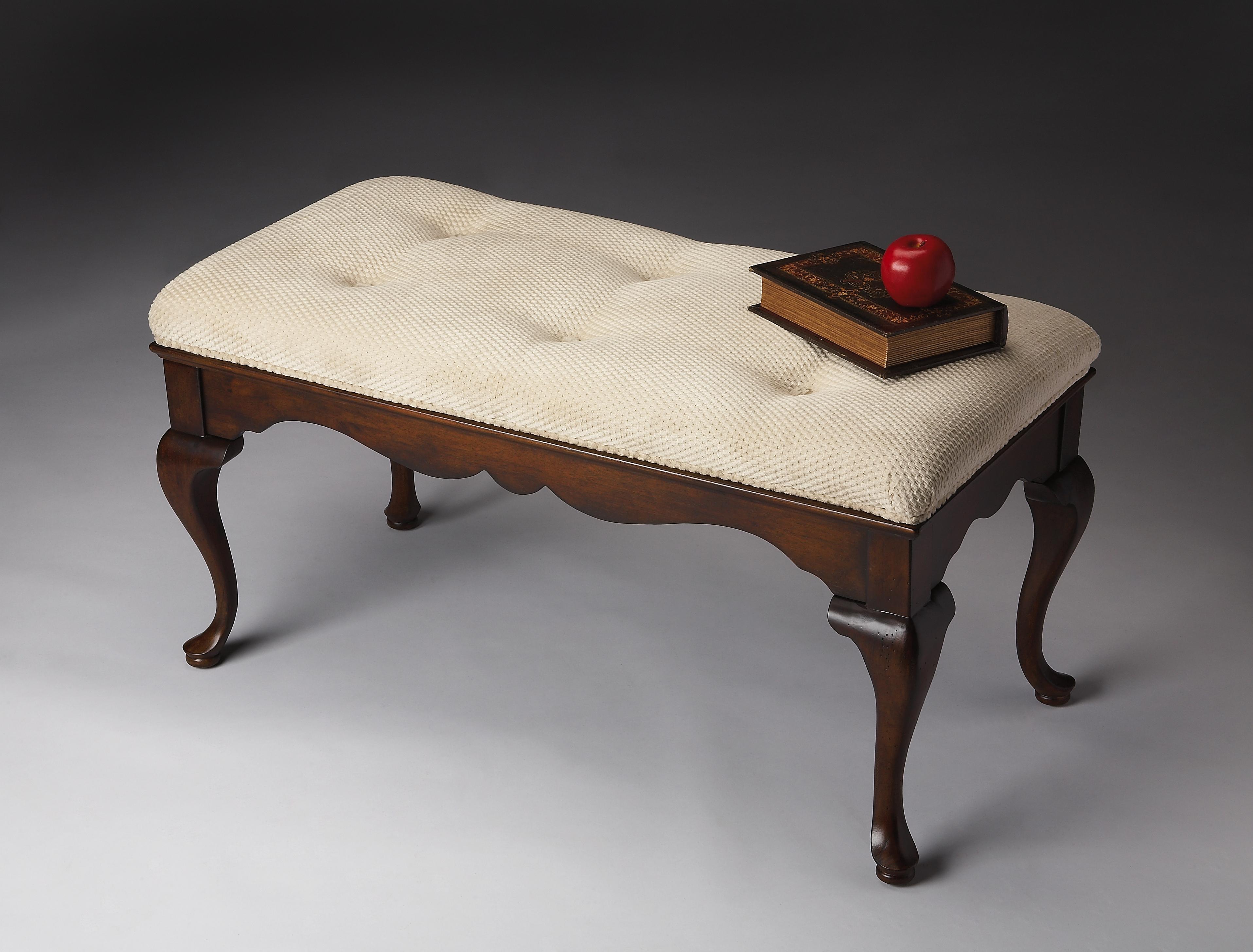 Butler Specialty Company Plantation Cherry Bench Jacksonville Furniture Mart Upholstered Benches